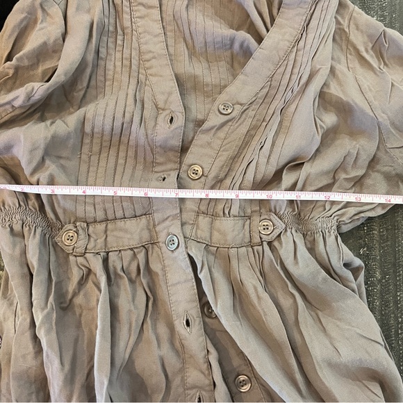 Anthropologie Taupe Tunic - Picture 3 of 7